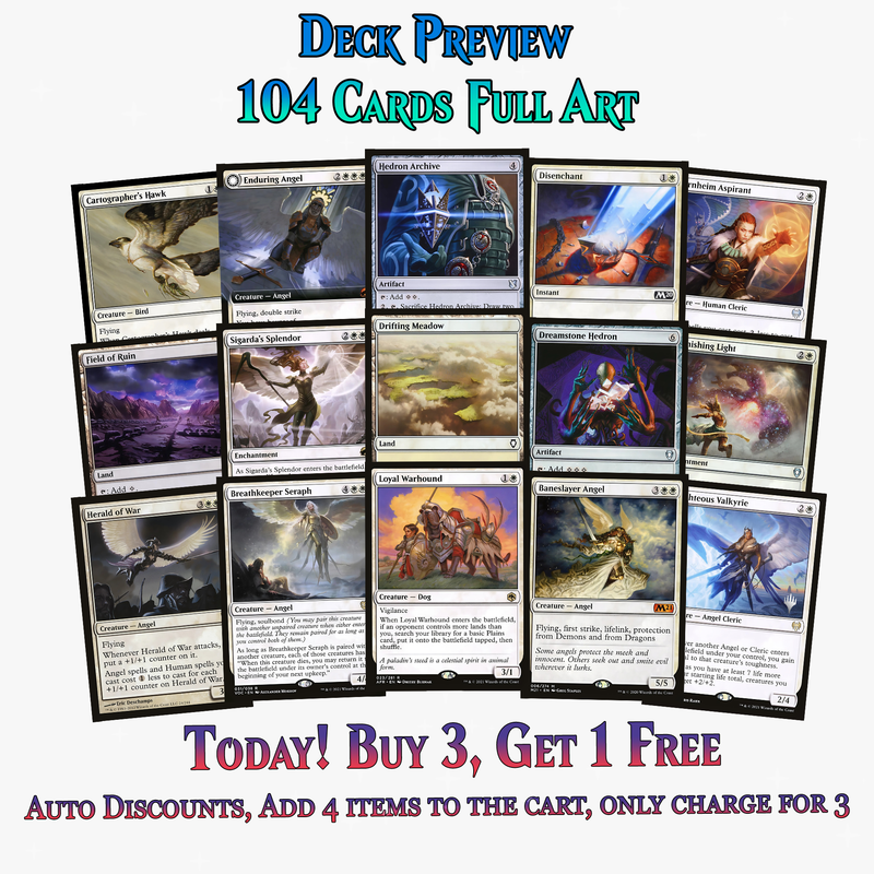 Avacyn Themed Commander Deck | 104+ Cards | MTGCard