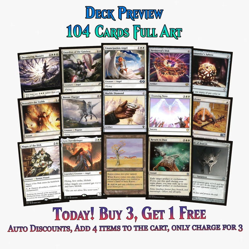 Avacyn Themed Commander Deck | 104+ Cards | MTGCard
