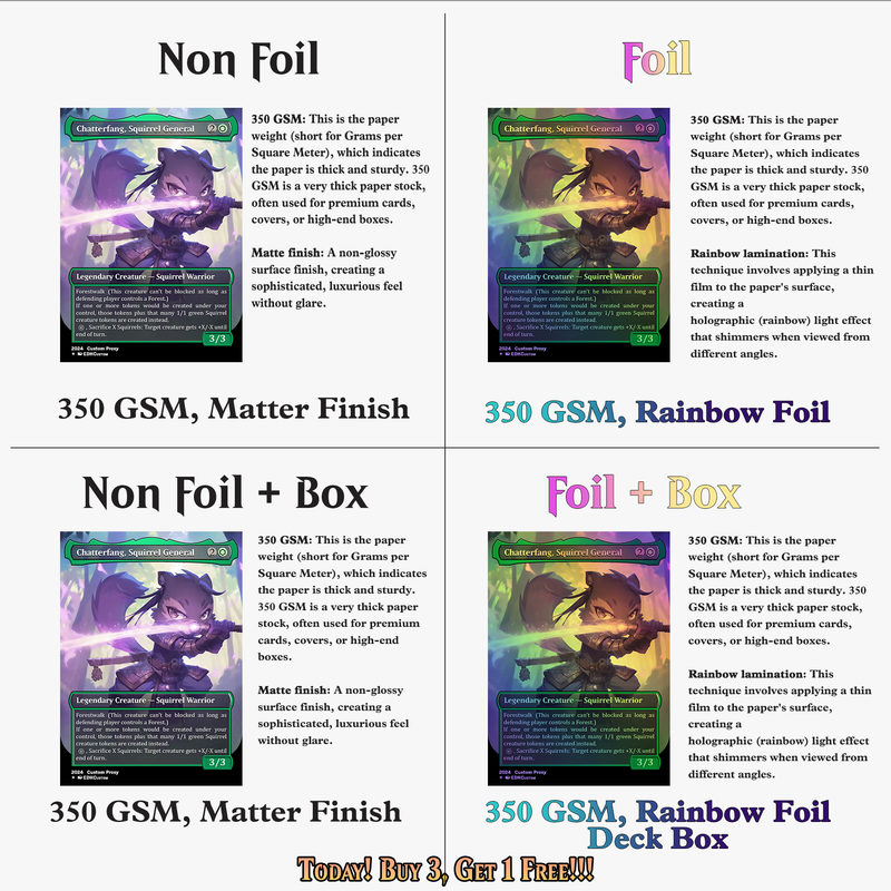 Squirrel Tribal Chatterfang Commander Deck | 123+ Cards | MTGCard