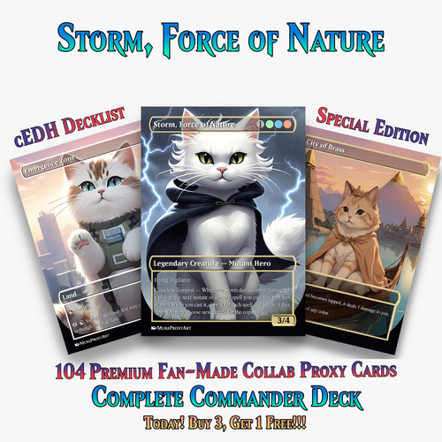 Storm, Force of Nature Commander Deck | 104+ Cards | MTGCard