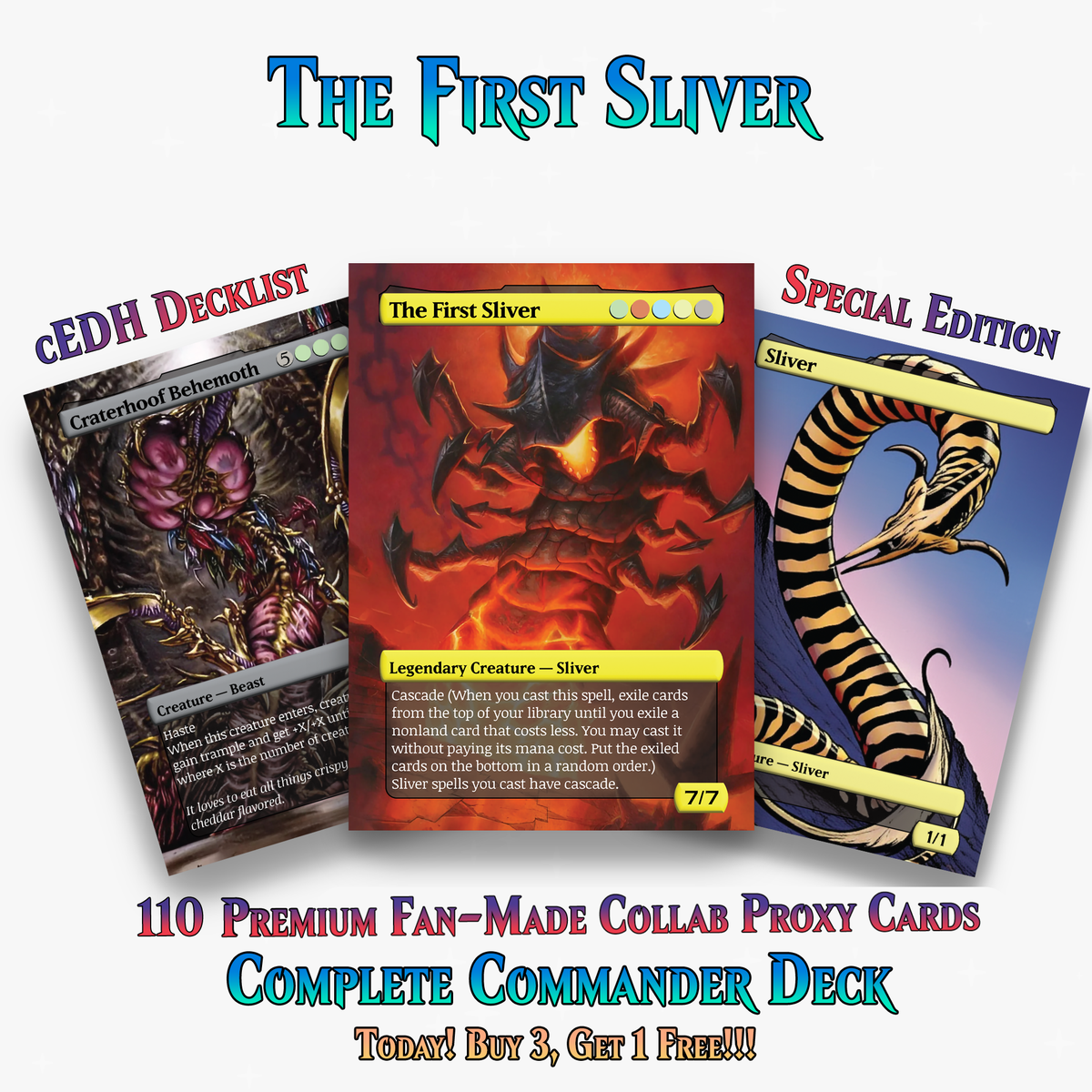 The First Sliver Custom Commander Deck | 115+ Cards | ProTCG