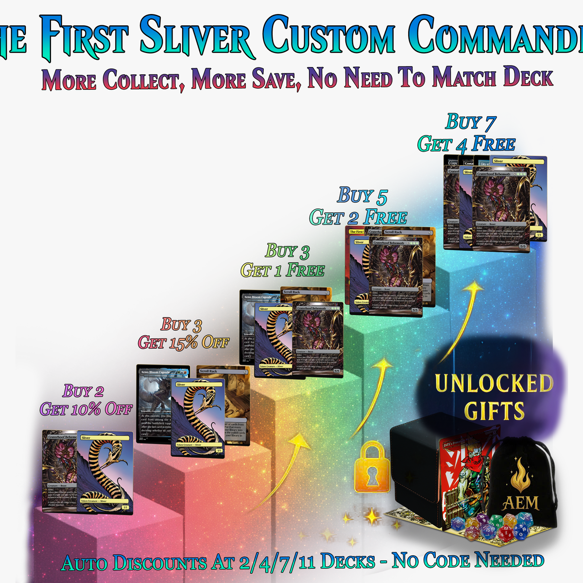The First Sliver Custom Commander Deck | 115+ Cards | ProTCG