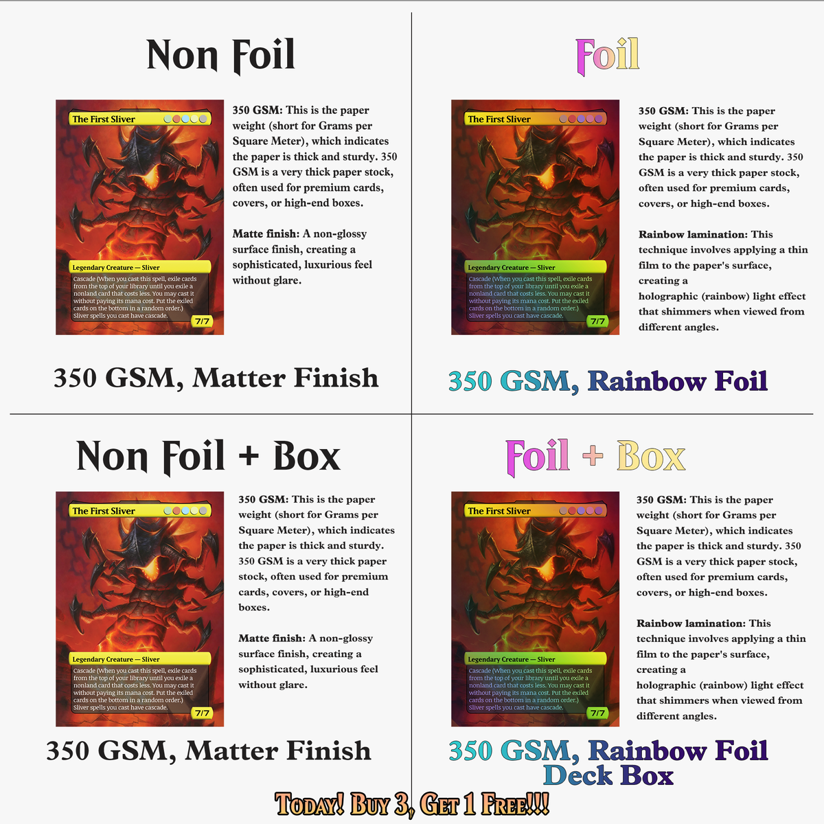 The First Sliver Custom Commander Deck | 115+ Cards | ProTCG