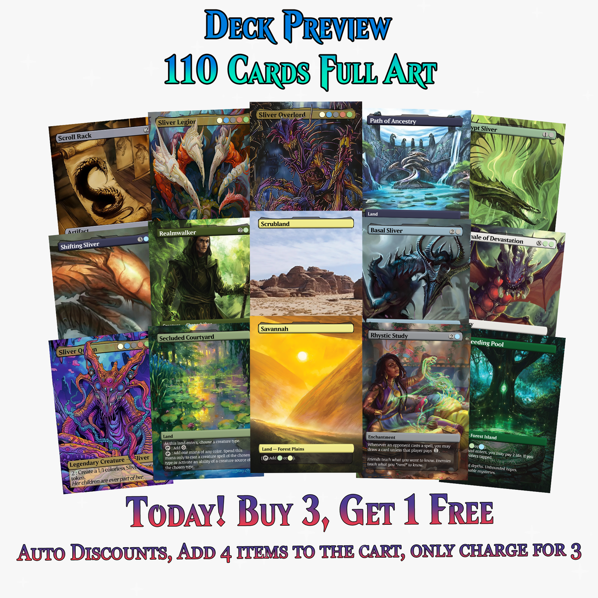 The First Sliver Custom Commander Deck | 115+ Cards | ProTCG