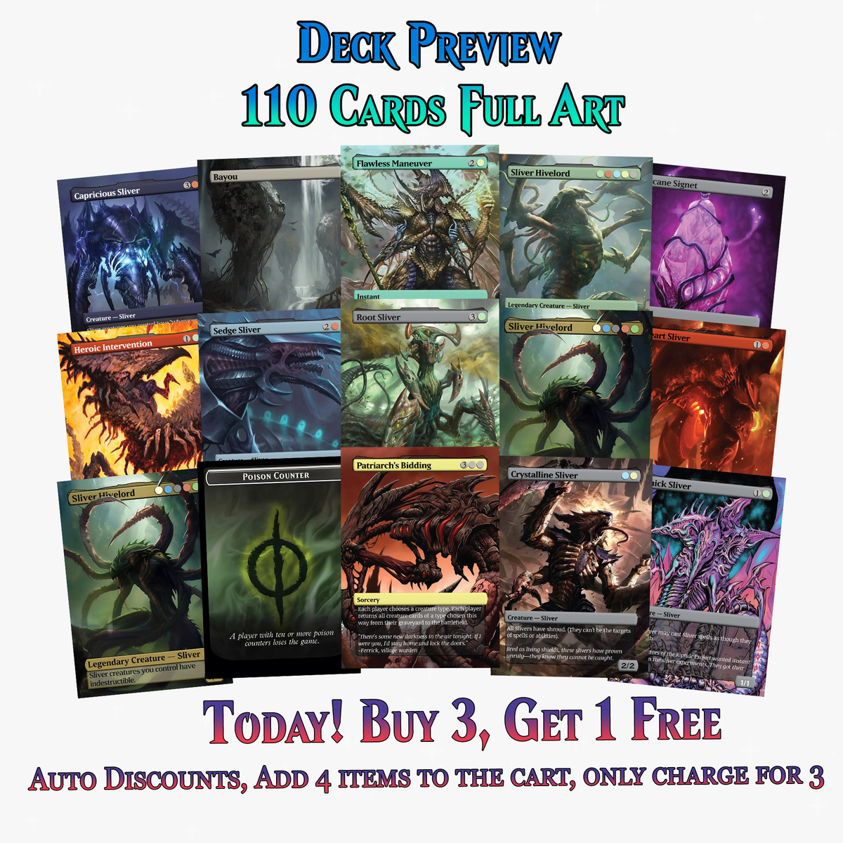 The First Sliver Custom Commander Deck | 115+ Cards | ProTCG