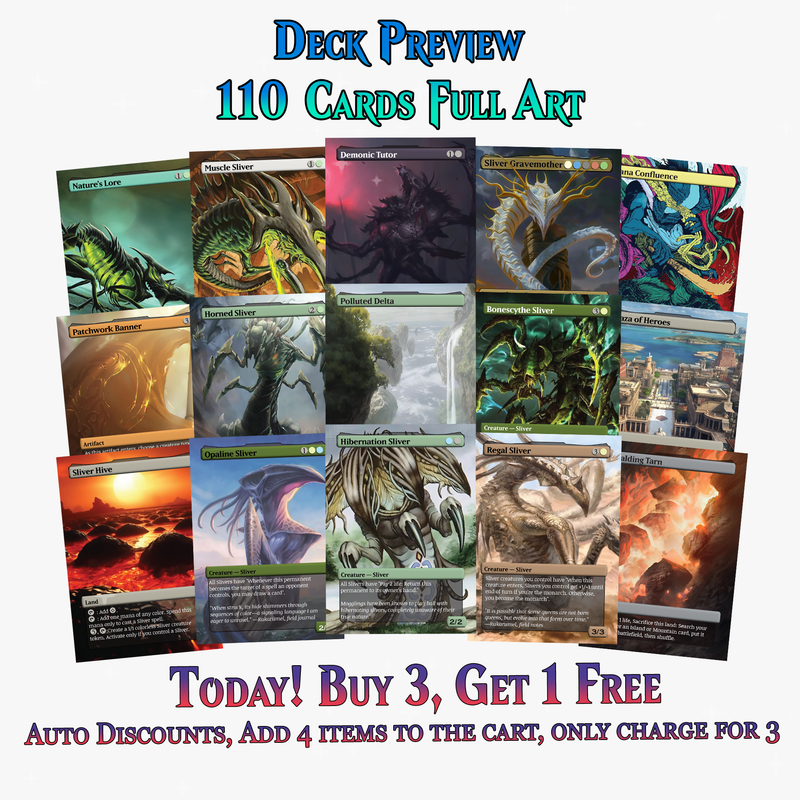 The First Sliver Custom Commander Deck | 115+ Cards | ProTCG