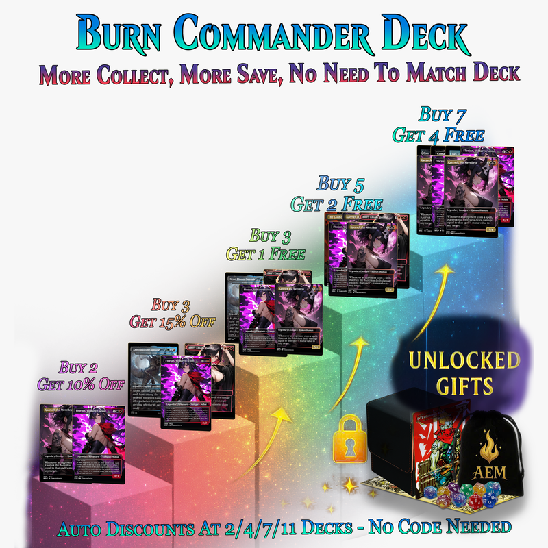 Burn Commander Deck – The Lord of Pain Commander | 112+ Cards | MTGCard