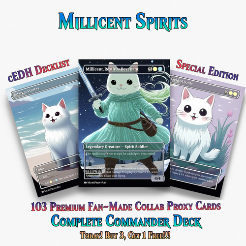 Millicent Spirit Cat Tribal Commander Deck | 103+ Cards | MTGCard