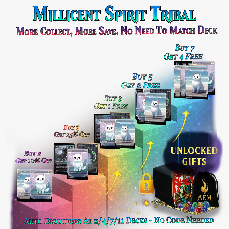 Millicent Spirit Cat Tribal Commander Deck | 103+ Cards | MTGCard
