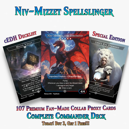 Niv-Mizzet Spellslinger Commander Deck | 107+ Cards | MTGCard
