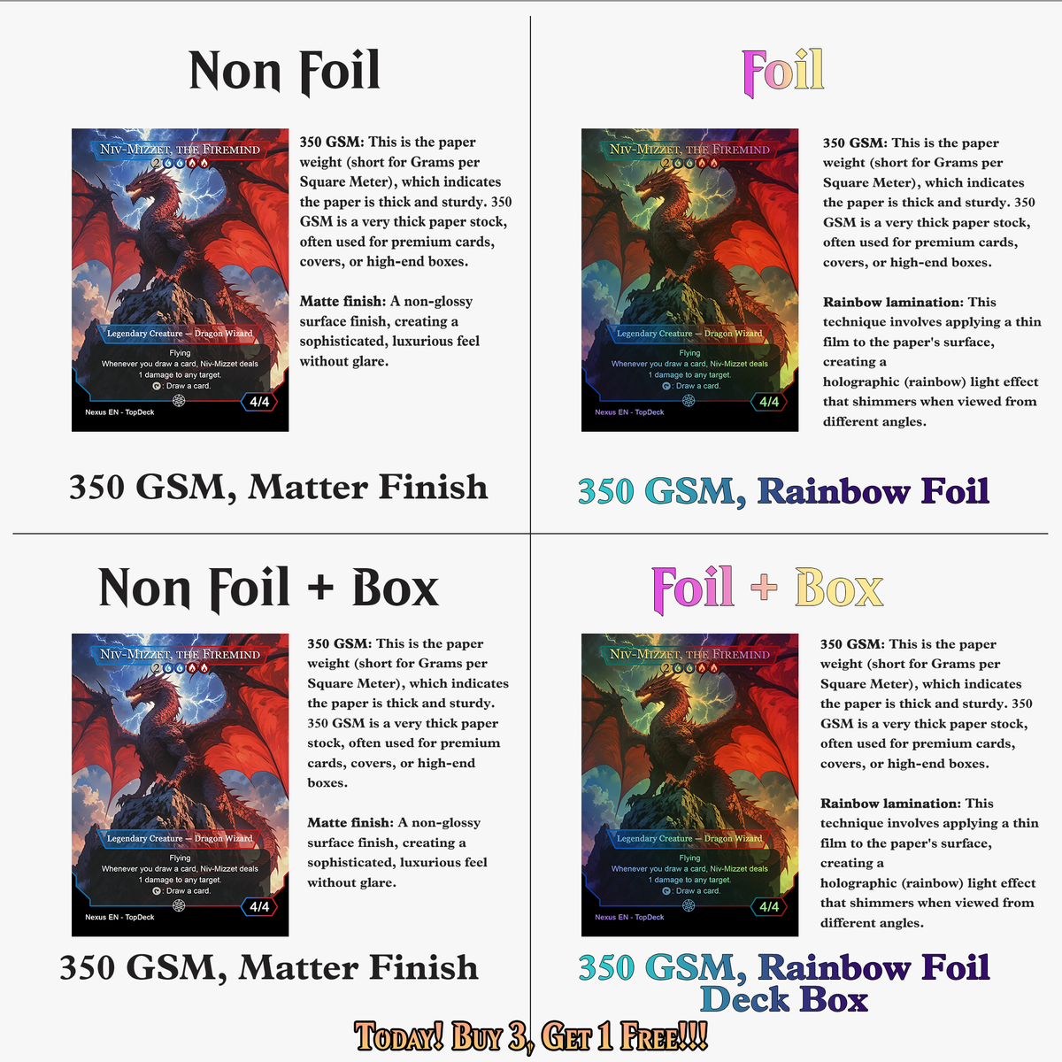 Niv-Mizzet Spellslinger Commander Deck | 107+ Cards | ProTCG