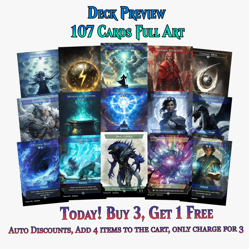 Niv-Mizzet Spellslinger Commander Deck | 107+ Cards | ProTCG