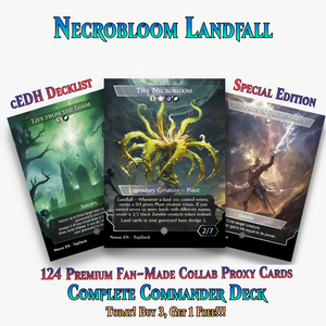 The Necrobloom Landfall Commander Deck | 124+ Cards | ProTCG