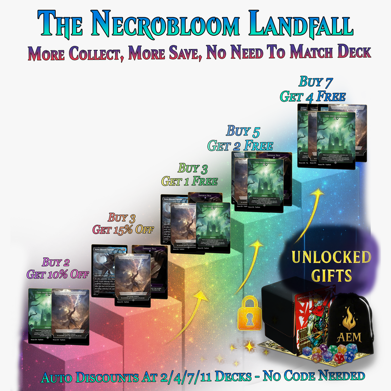 The Necrobloom Landfall Commander Deck | 124+ Cards | ProTCG