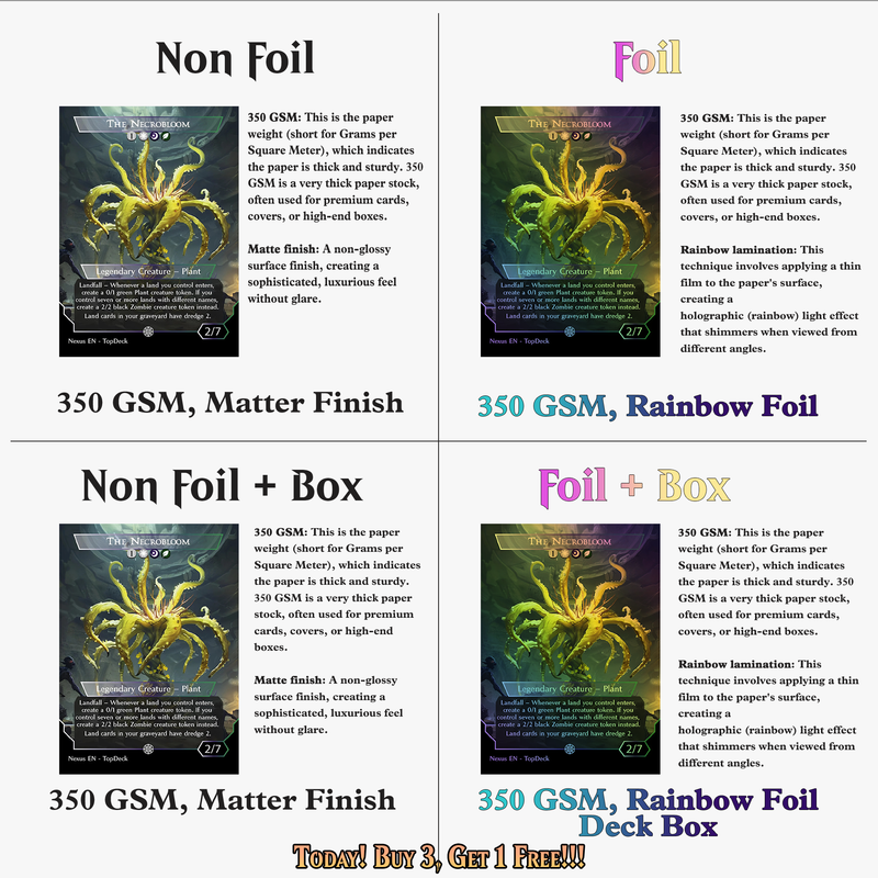 The Necrobloom Landfall Commander Deck | 124+ Cards | MTGCard