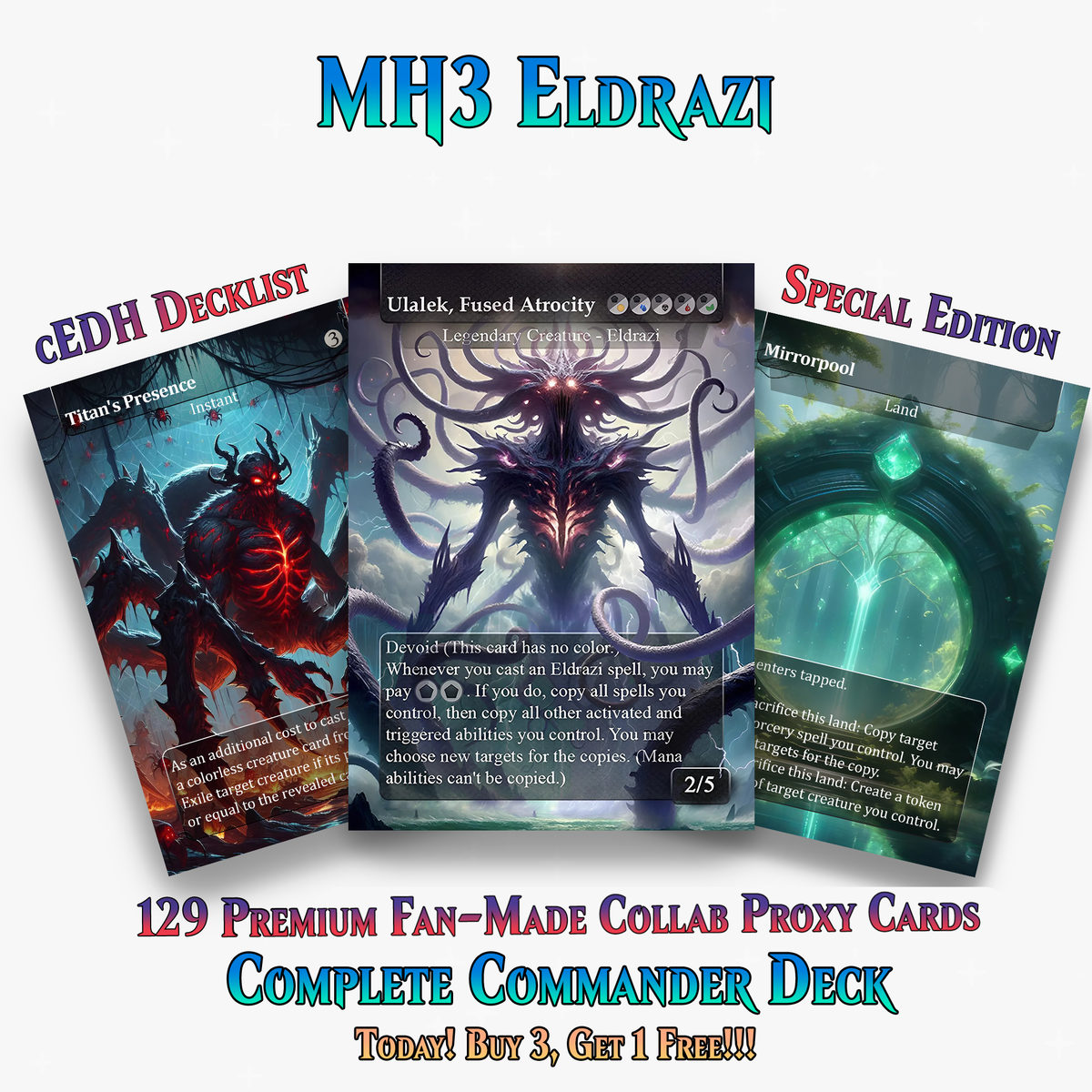 MH3 Eldrazi Commander Deck | 129+ Cards | MTGCard