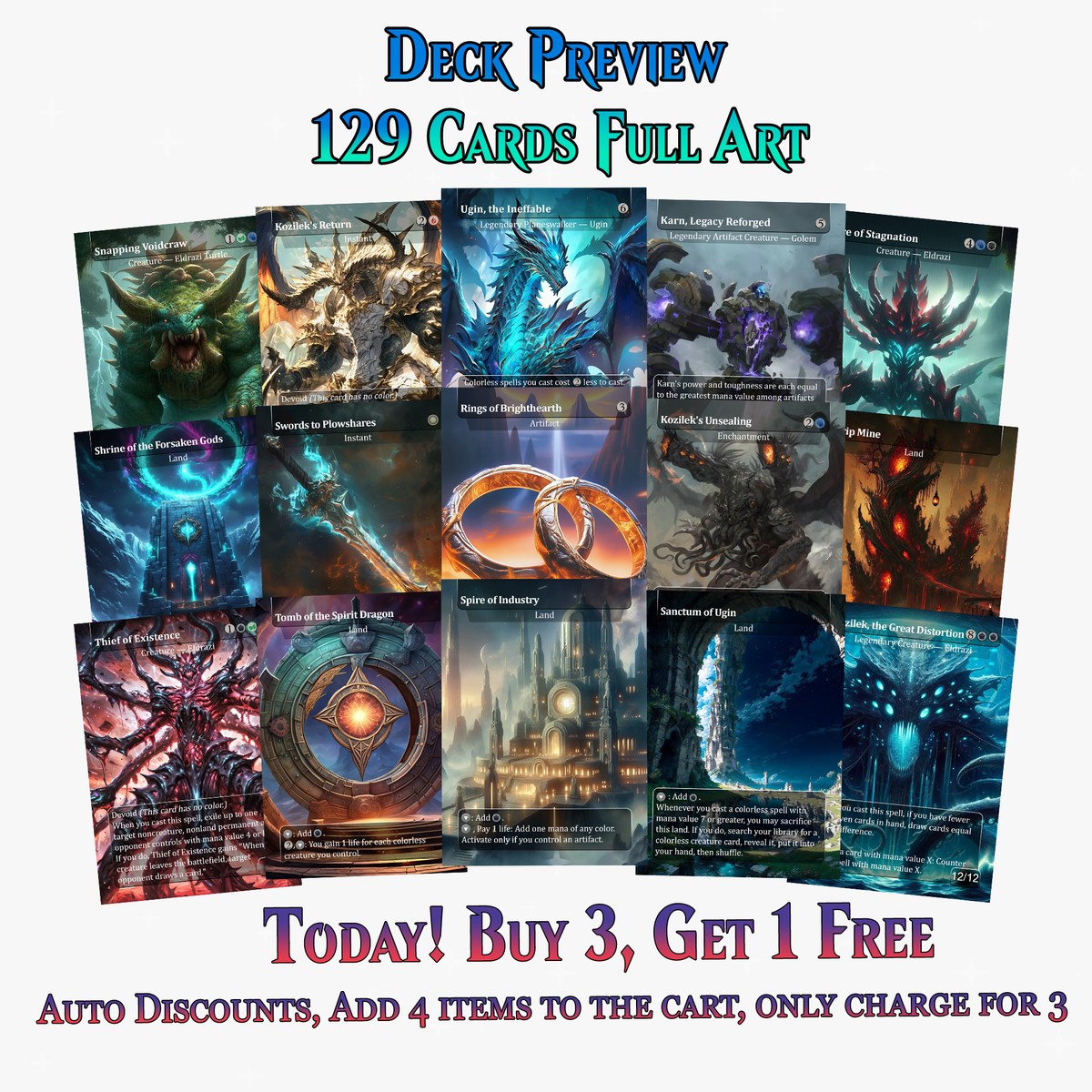 MH3 Eldrazi Commander Deck | 129+ Cards | MTGCard