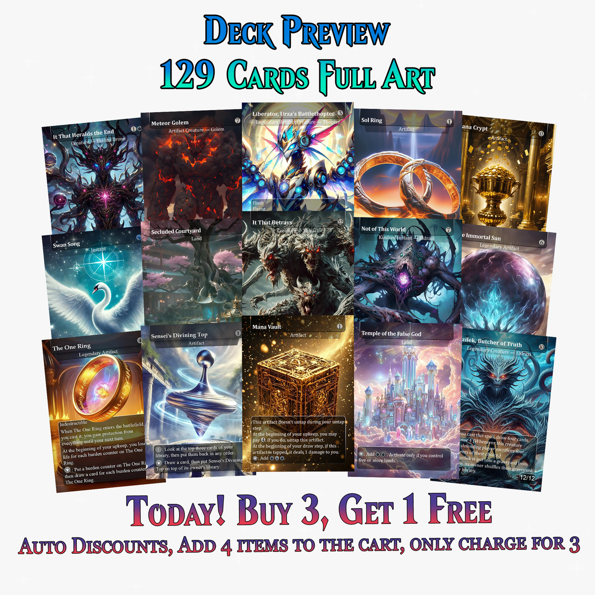 MH3 Eldrazi Commander Deck | 129+ Cards | ProTCG