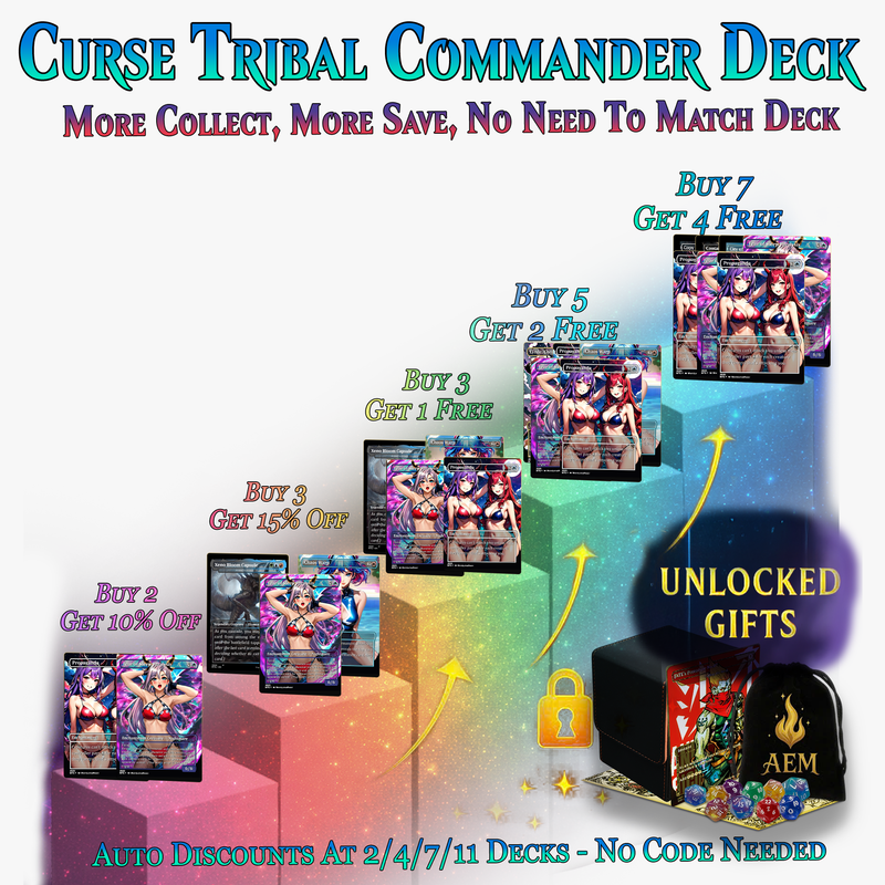 CURSE TRIBAL COMMANDER DECK | 118+ CARDS | MTGCard
