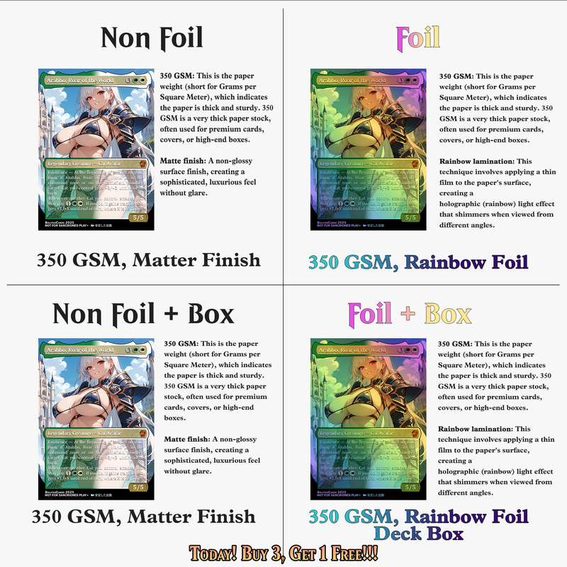ARAHBO, ROAR OF THE WORLD COMMANDER DECK – 111+ CARDS - ProTCG | ProTCG