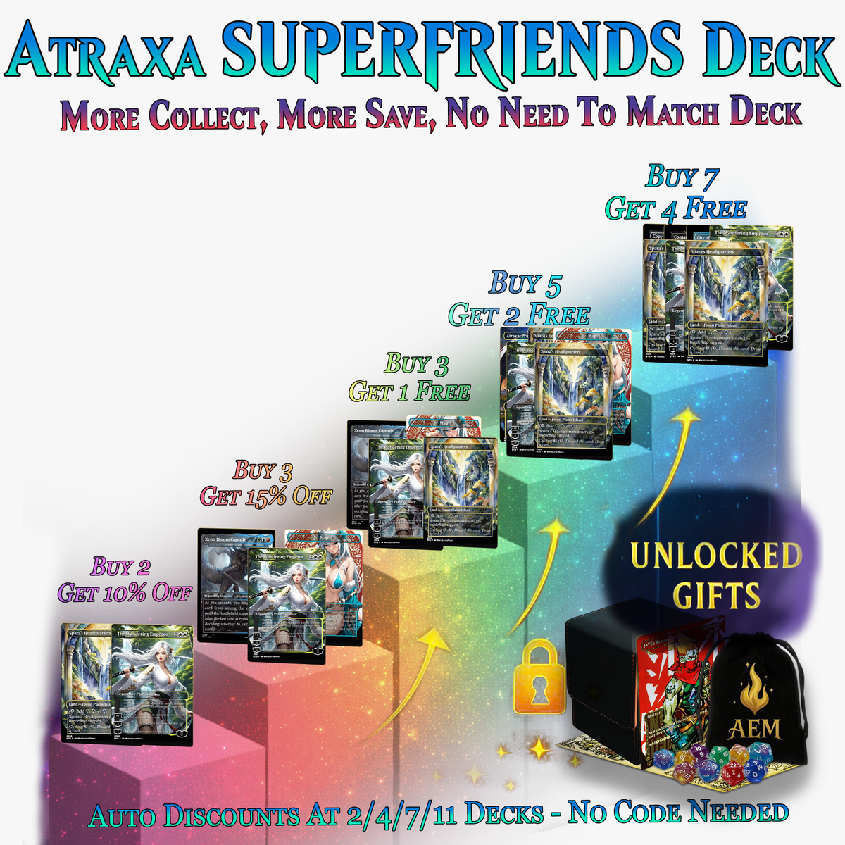 ATRAXA SUPERFRIENDS COMMANDER DECK - 143+ CARDS - ProTCG | ProTCG