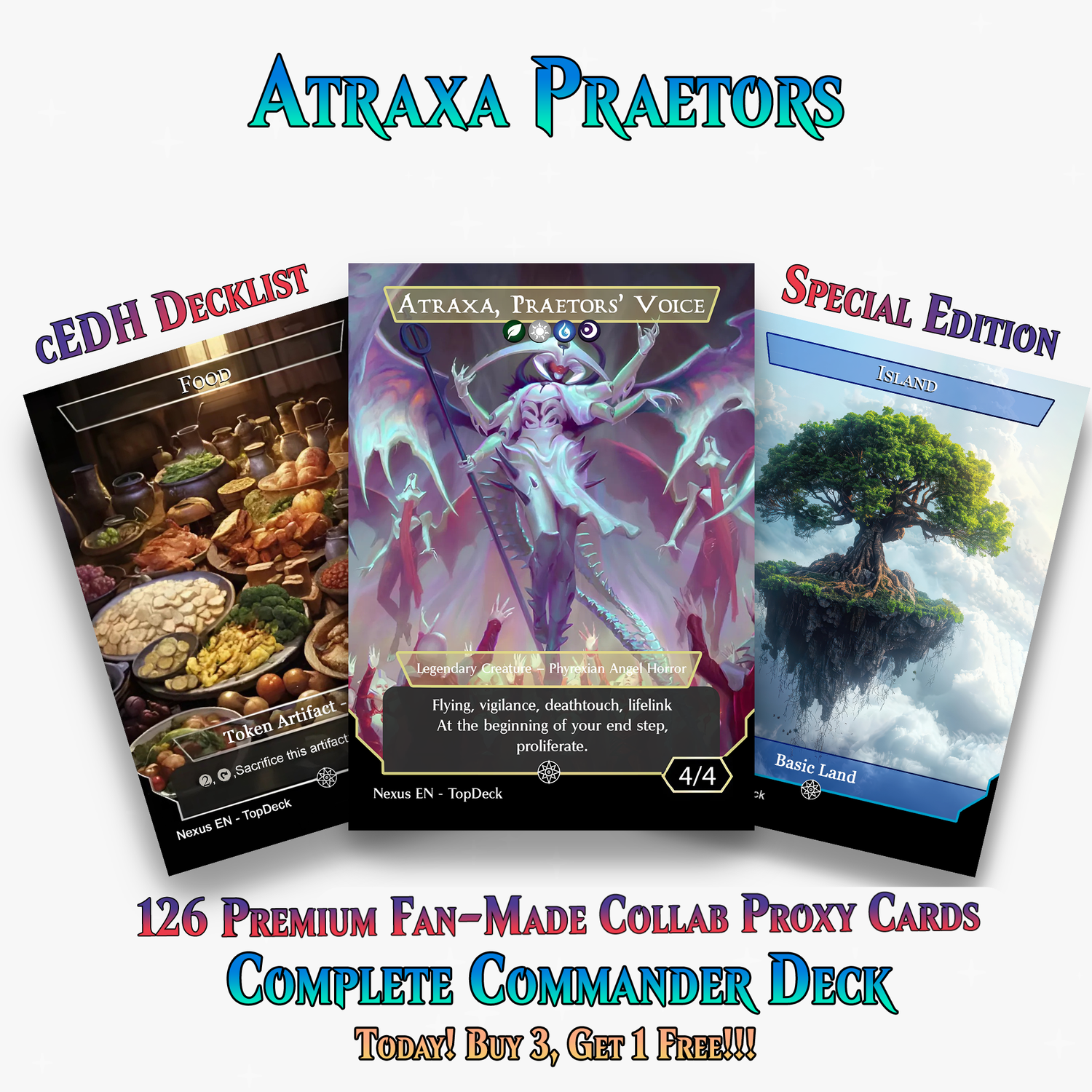 Atraxa, Praetors’ Ascent Commander Deck | 126+ Cards | MTGCard
