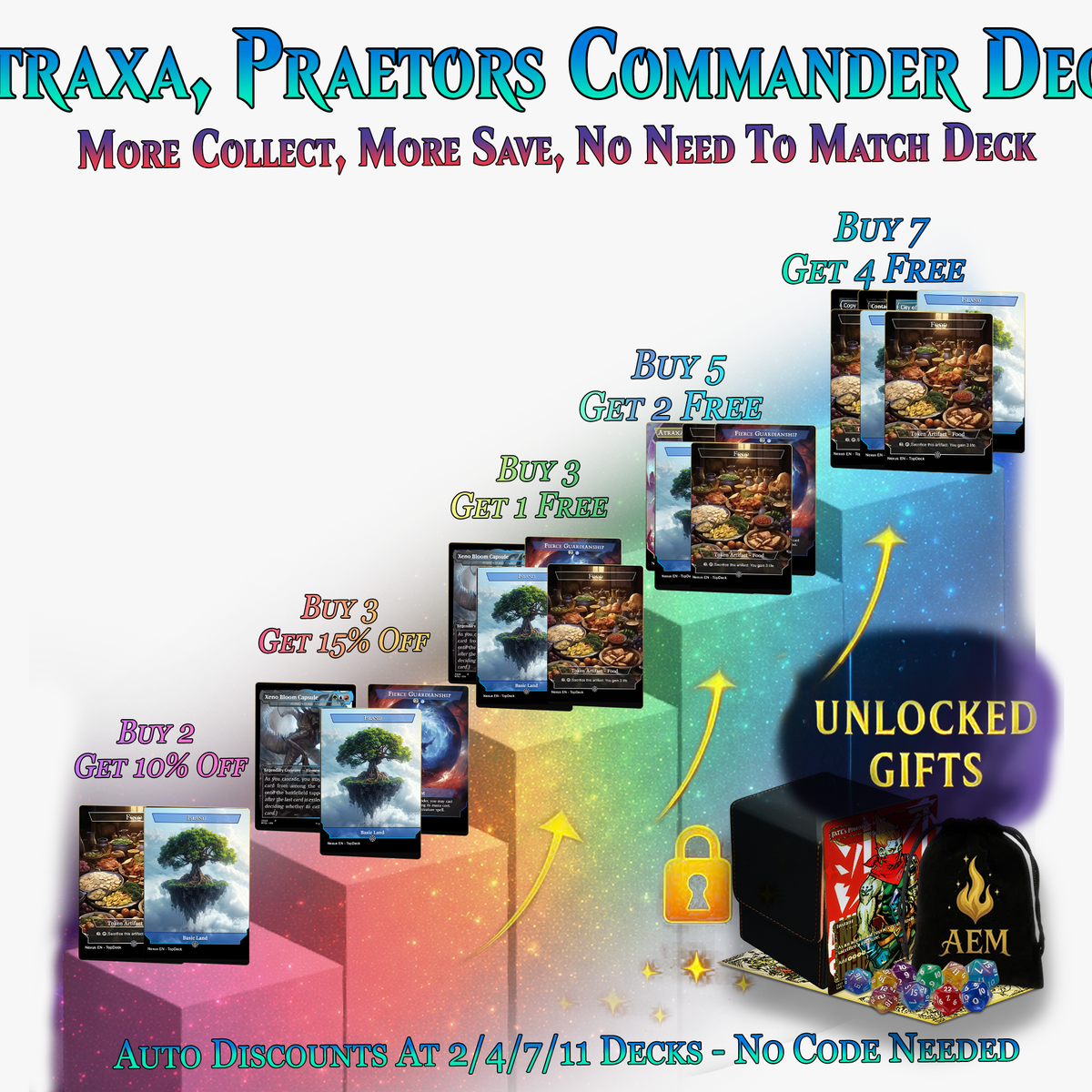Atraxa, Praetors’ Ascent Commander Deck | 126+ Cards | ProTCG