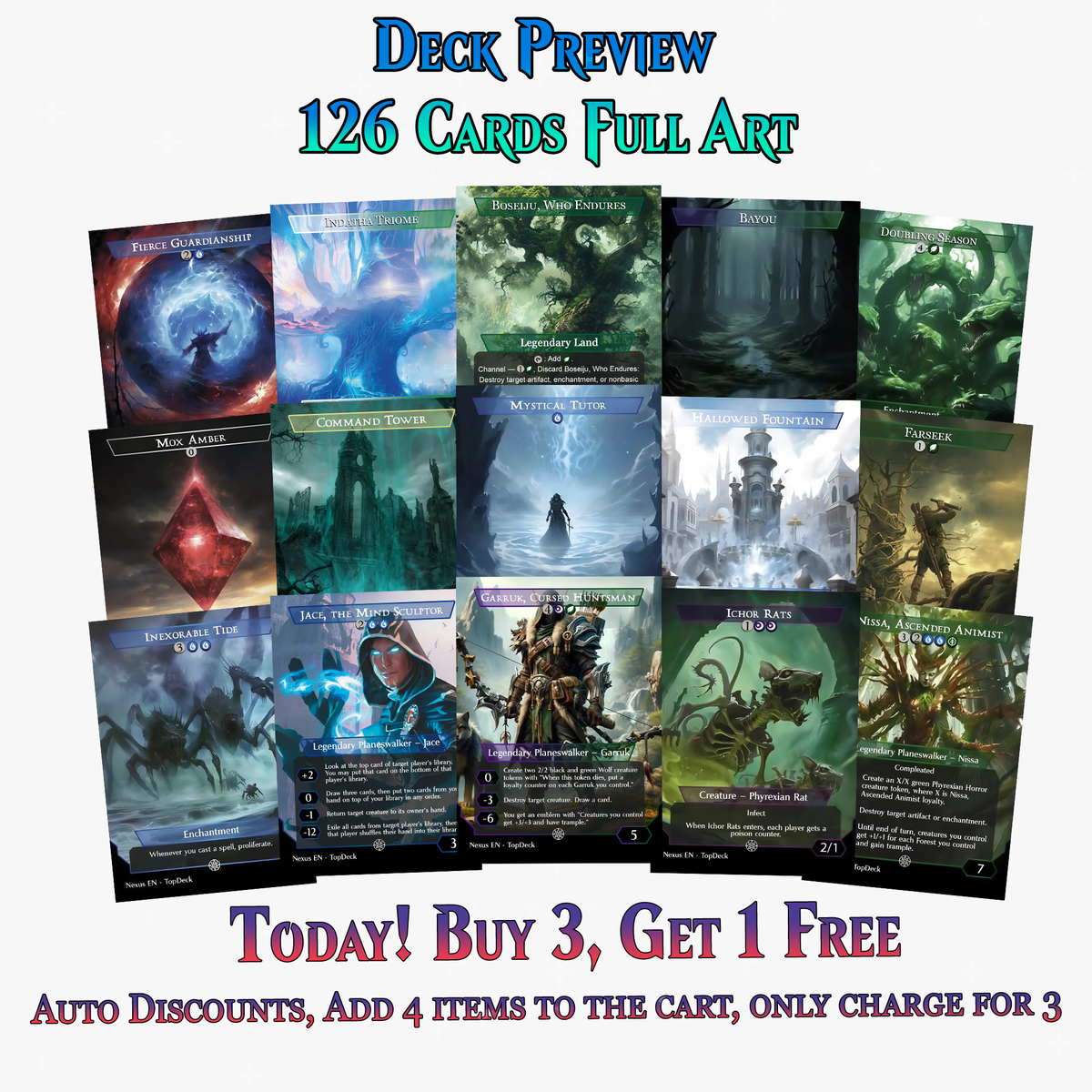 Atraxa, Praetors’ Ascent Commander Deck | 126+ Cards | ProTCG