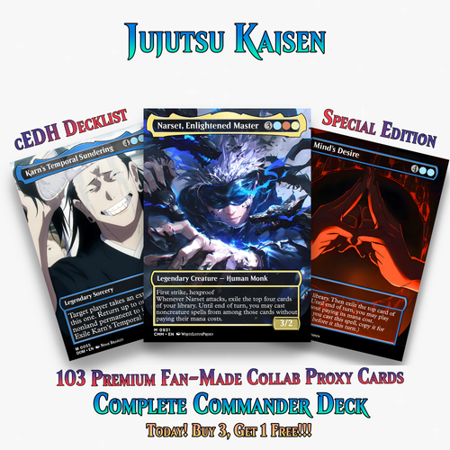 Jujutsu Kaisen Commander Deck | 103+ Cards | MTGCard