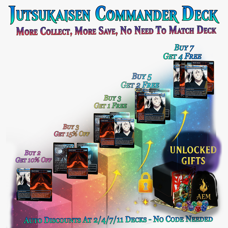 Jujutsu Kaisen Commander Deck bundle offers