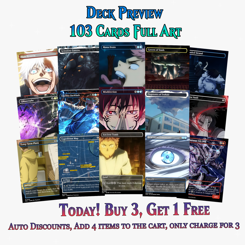 Jujutsu Kaisen Commander Deck | 103+ Cards | ProTCG