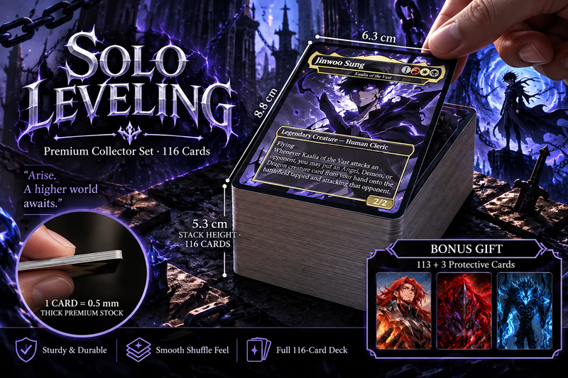 Solo Leveling Commander Deck – 112+ Cards | MTGCard [mockai LK-6 sha:5d53b9aa]