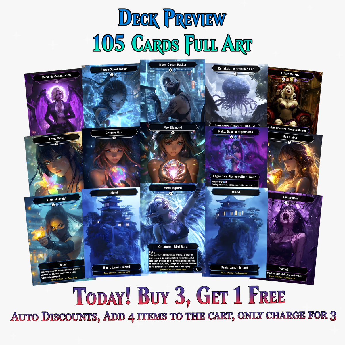 Yuriko Shadowblade Ninja Commander Deck – 105+ Cards - ProTCG | ProTCG