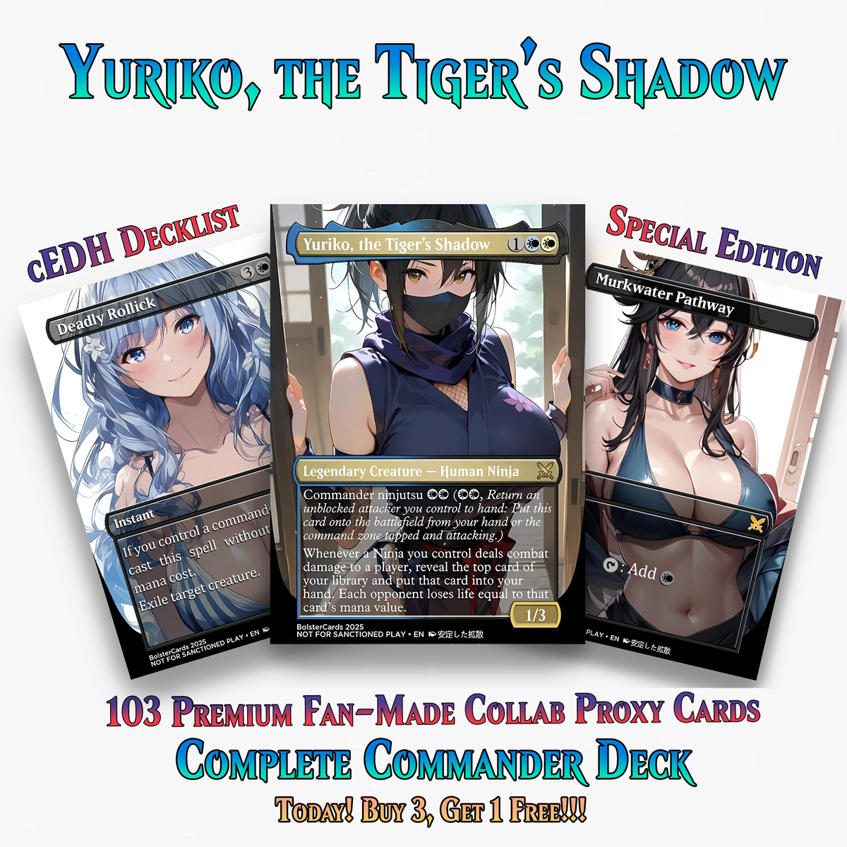 Yuriko, the Tiger’s Shadow Commander Deck | 103+ Cards | ProTCG