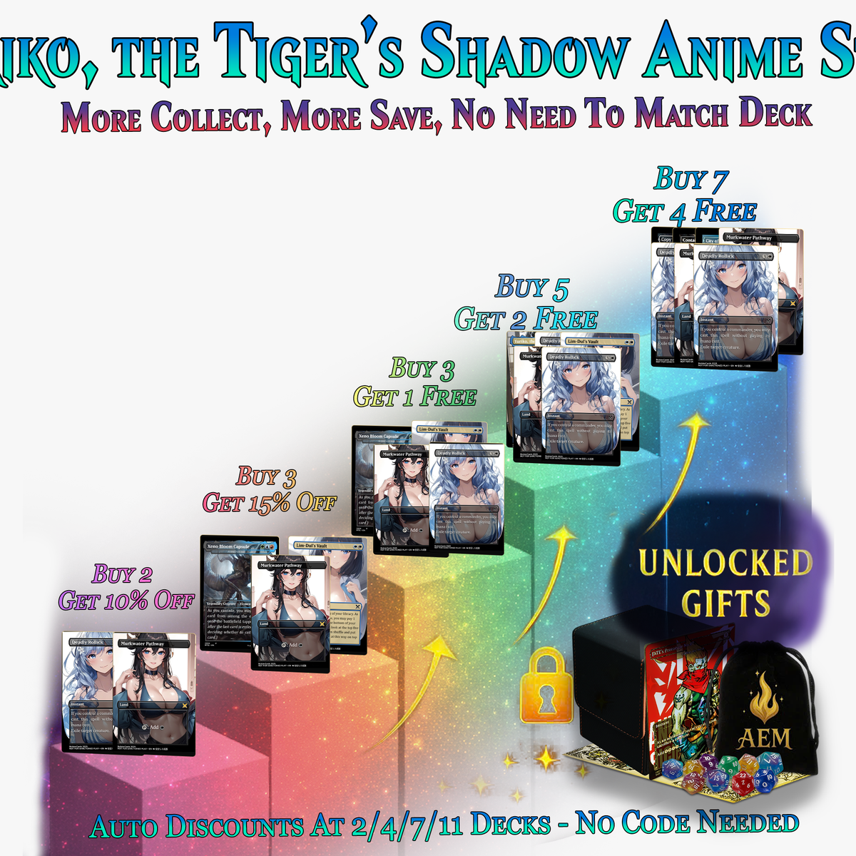 Yuriko, the Tiger’s Shadow Commander Deck | 103+ Cards | ProTCG