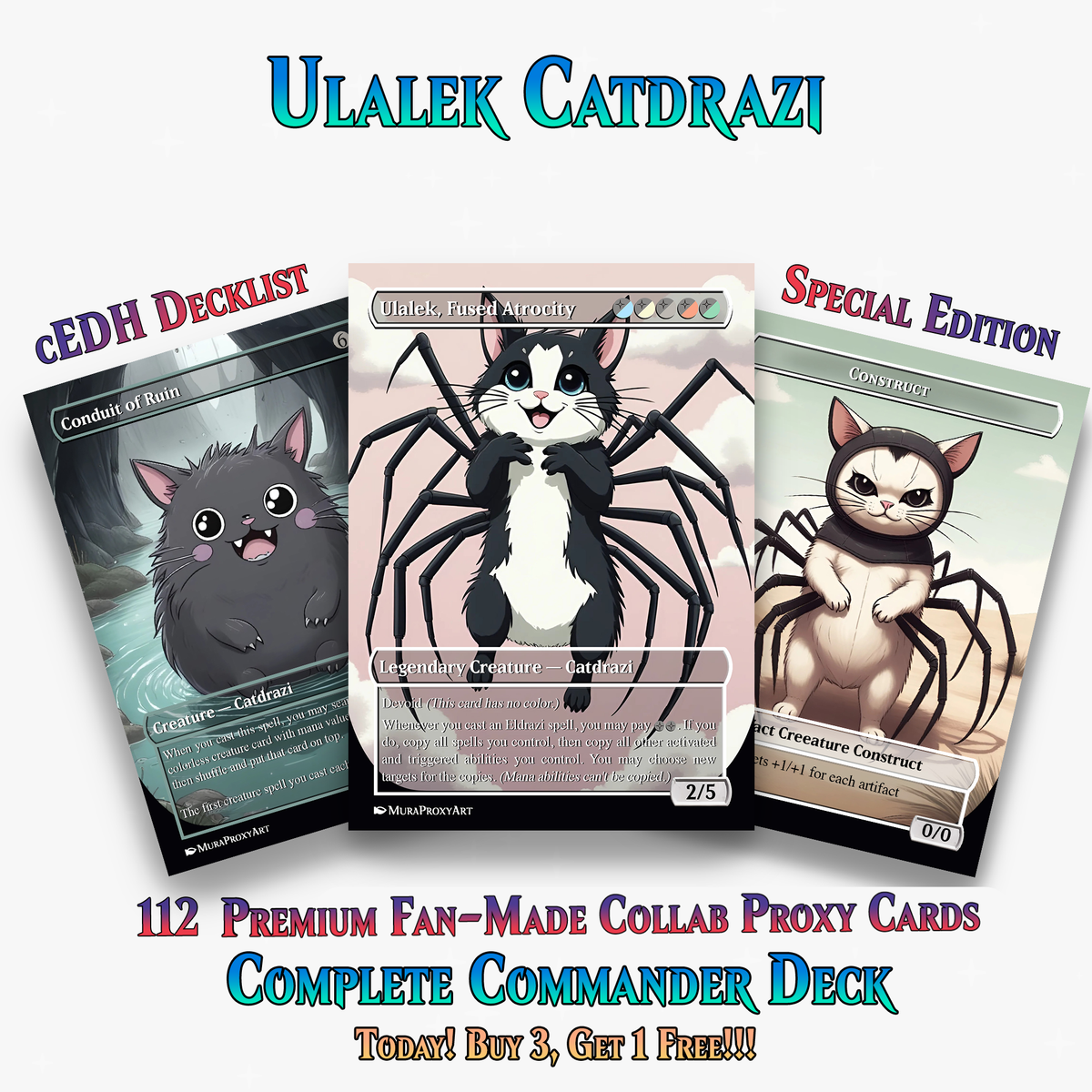 Ulalek Catdrazi Meme Commander Deck | 112+ Cards | MTGCard