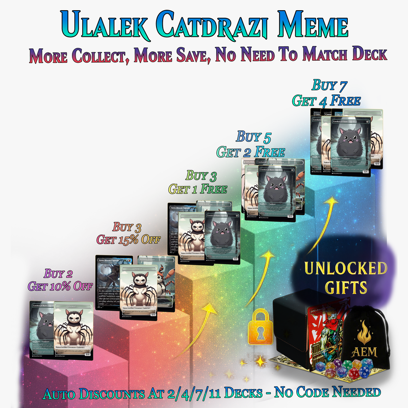 Ulalek Catdrazi Meme Commander Deck | 112+ Cards | MTGCard