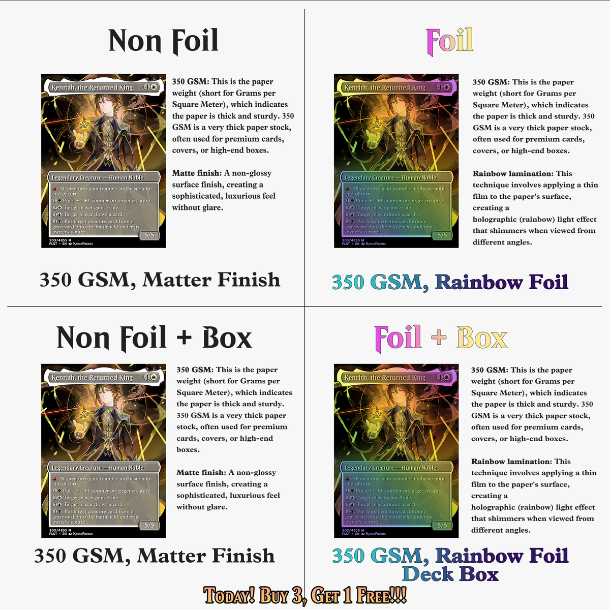 Genshin Impact Anime Commander Deck | 114+ Cards | MTGCard