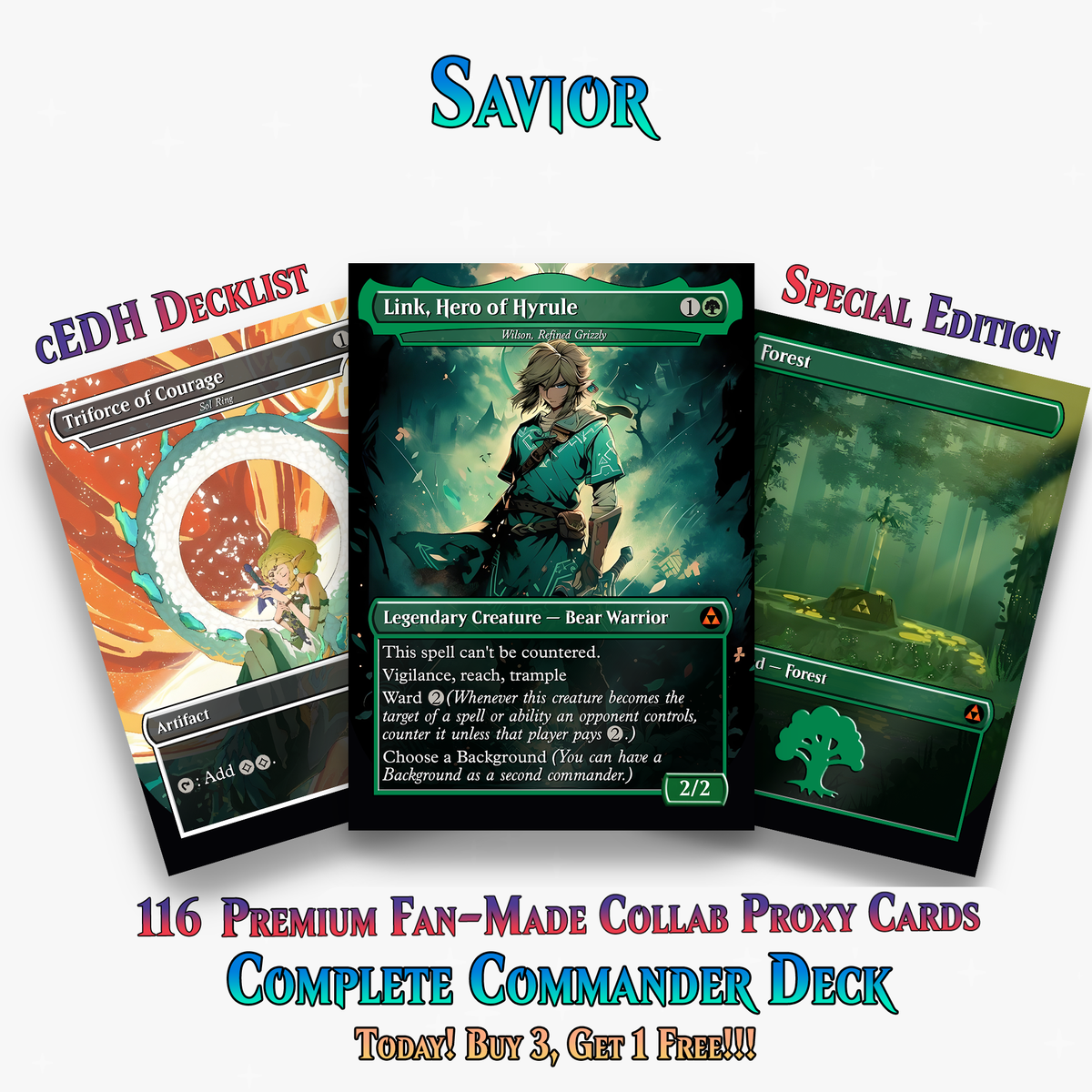 Savior II Fantasy Commander Deck | 116+ Cards | ProTCG