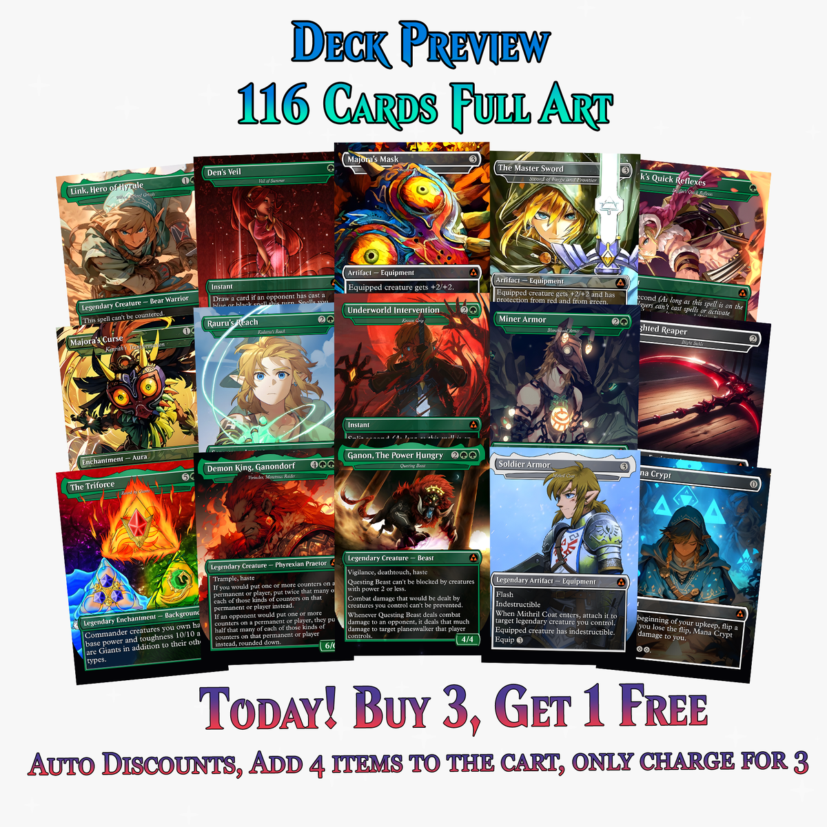 Savior II Fantasy Commander Deck | 116+ Cards | ProTCG
