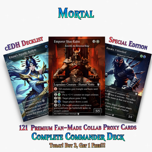 Motal Proxy Commander Deck | 121+ Cards | MTGCard