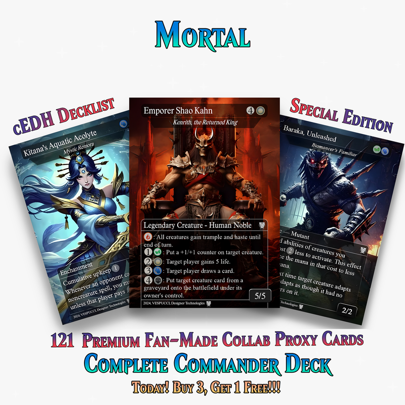 Motal Proxy Commander Deck | 121+ Cards | MTGCard