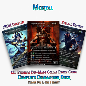 Motal Proxy Commander Deck | 121+ Cards | ProTCG