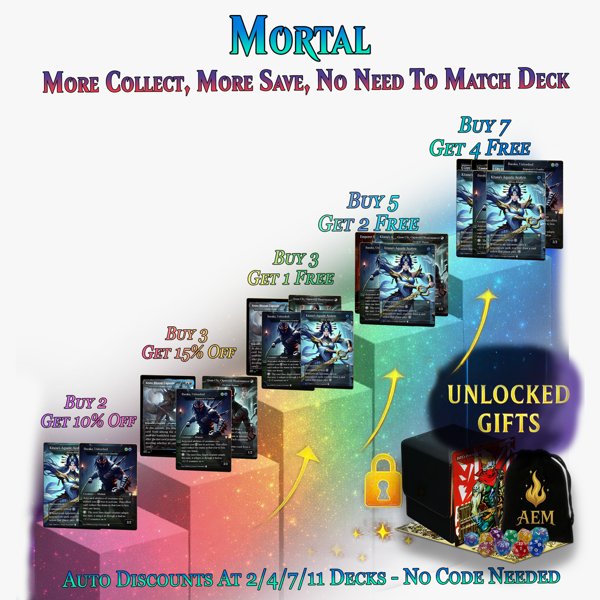 Motal Proxy Commander Deck | 121+ Cards | ProTCG