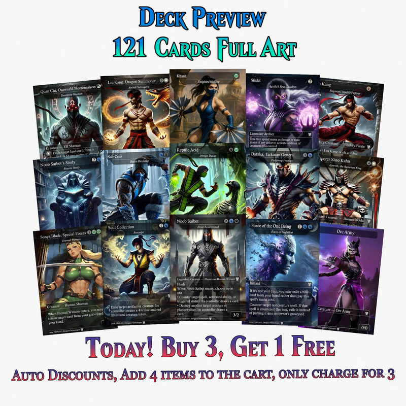 Motal Proxy Commander Deck | 121+ Cards | ProTCG