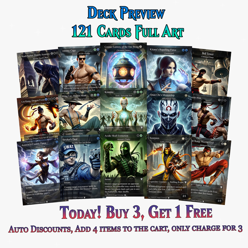 Motal Proxy Commander Deck | 121+ Cards | ProTCG