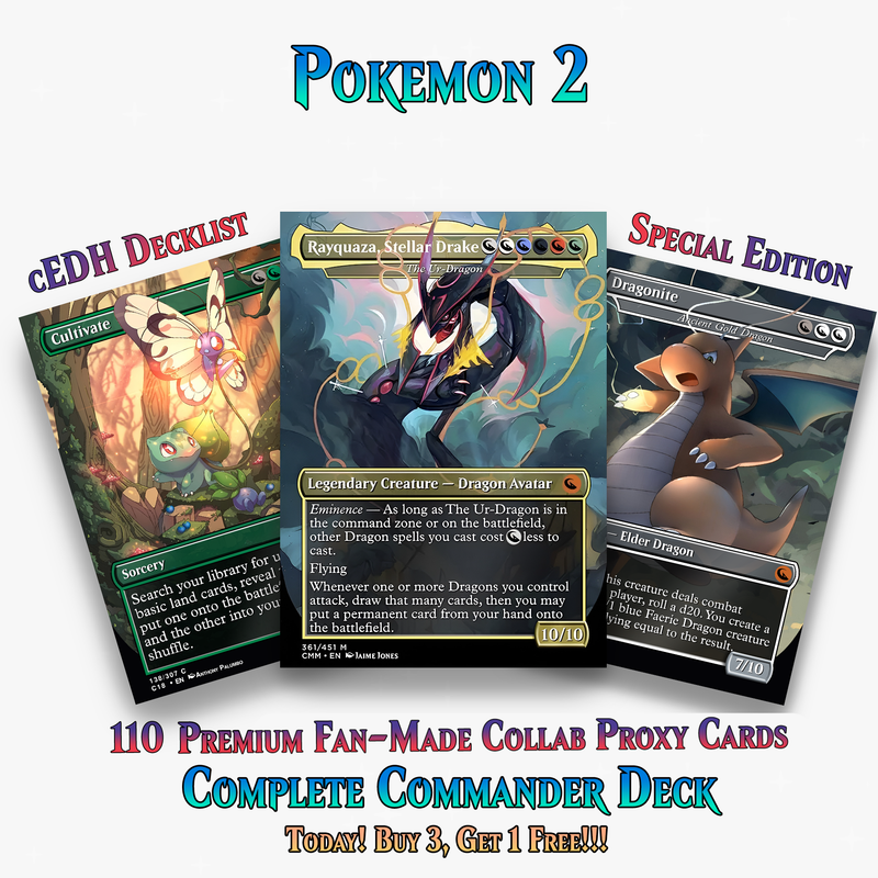 Pokémon Commander Deck Ver 2 | 110+ Cards | MTGCard