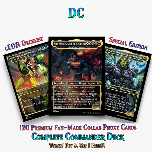 DC Superhero Commander Deck | 120+ Cards | ProTCG