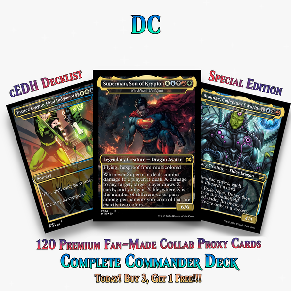 DC Superhero Commander Deck | 120+ Cards | ProTCG
