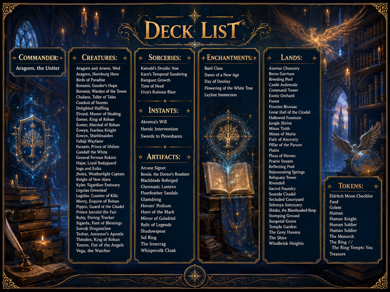 Dumbledore Light Magic Commander Deck | 108+ Cards | MTGCard